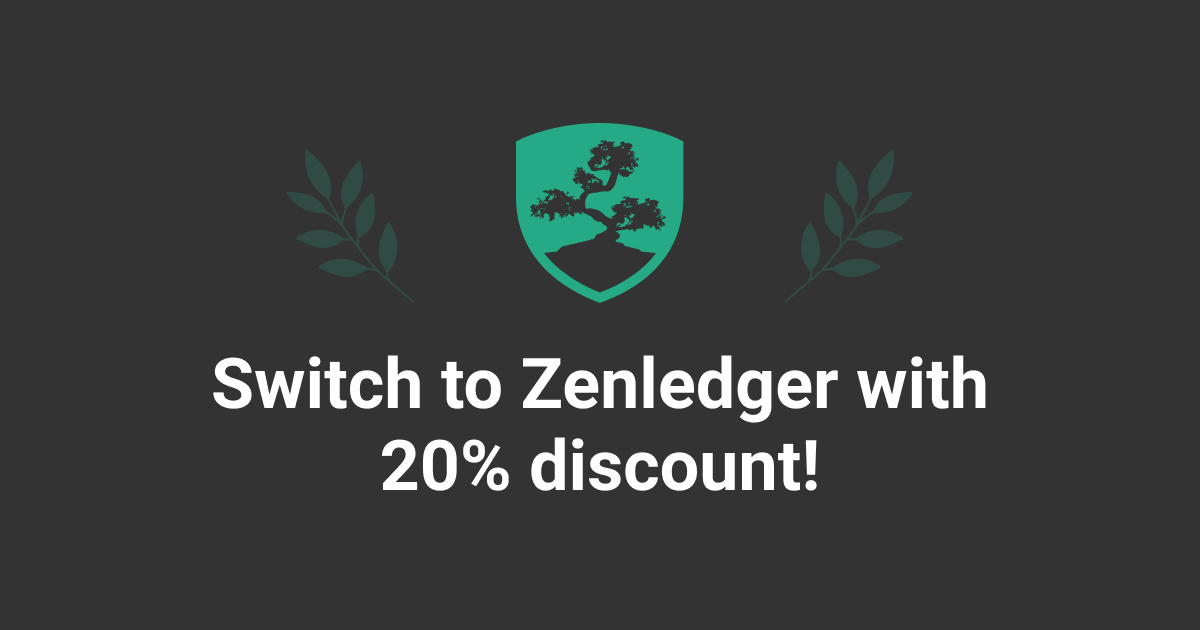 ZenLedgerIO's tweet photo. Switch to ZenLedger from any other #cryptotaxtool before April 15, 2020 and receive 20% off your first purchase for this #taxseason. Hurry...it’s the best time to opt for effortless tax filing! https://t.co/j1WIyUhcq7 https://t.co/STDHPgTCxd