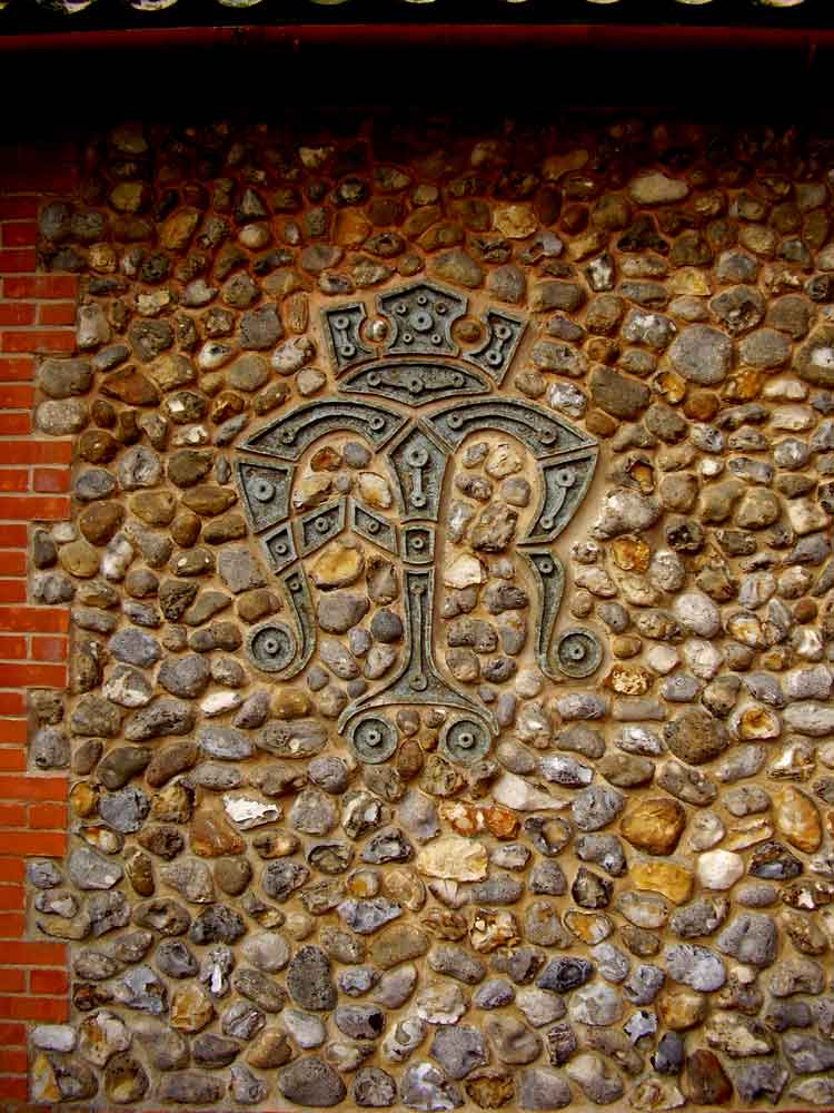 Despite its modern feel the new Catholic shrine contains many links to Walsingham’s medieval past. This symbol, a MARIA monogram, is found on many surviving medieval pilgrim badges. Today it is used as the corporate logo of the Catholic shrine.  #EAchurches
