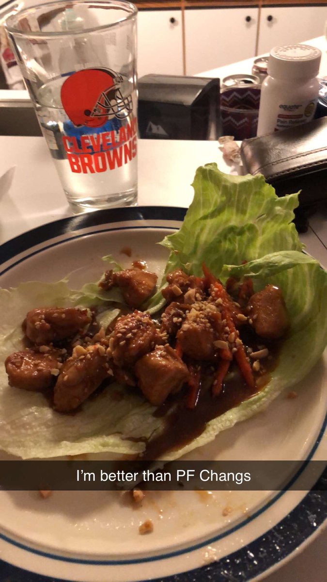 Day 22: I made chicken teriyaki lettuce wraps yesterday and the teriyaki from scratch. Have to flex the stay at home cooking skills