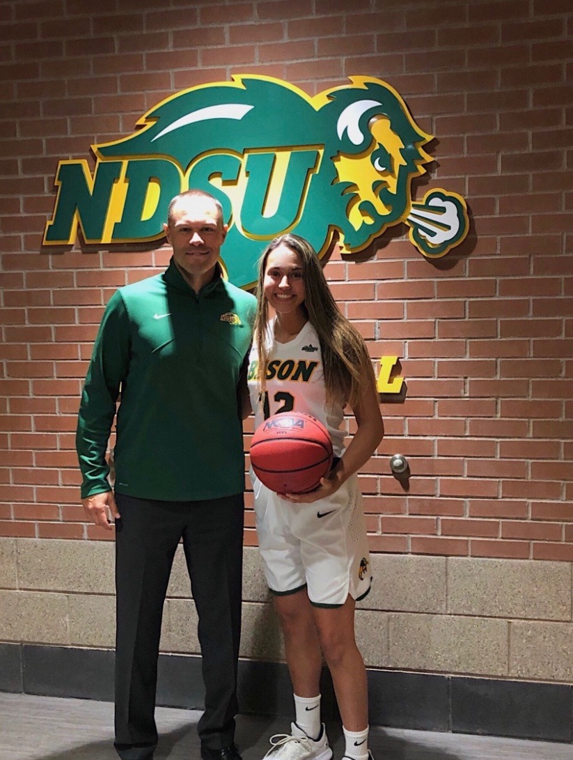NDSUwbb's tweet photo. NDSU Commit Kylie Strop was named the Big Rivers Conference Player of the Year and the Northwest Wisconsin Player of the Year.

Strop also picked up first team honors from the Big Rivers Conference and Northwest Wisconsin. https://t.co/cVNrUPkLSi