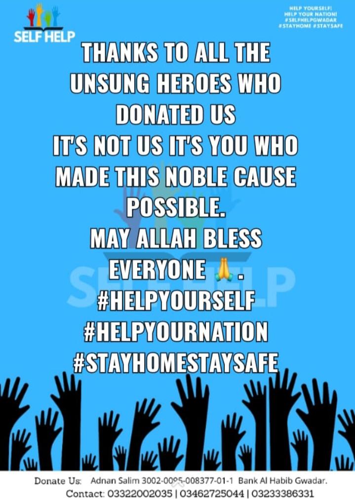Alee21Aftab's tweet photo. #SelfHelp
Mashallah ❤️
Day 13
150+ Families
2260+ in Total
#HelpYourself
#HelpYourNation
#StayHomeStaySafe https://t.co/OGm3FxcqnZ