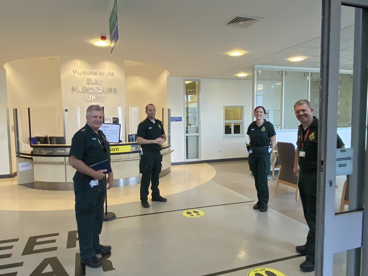 Colleagues <a href="/EastEnglandAmb/">EEAST Ambulance Service</a> are part of ensuring the new <a href="/NNUH/">Norfolk and Norwich University Hospitals</a> ED is set up to manage the <a href="/coronavirus/">Corona</a>. #AllInThisTogether
