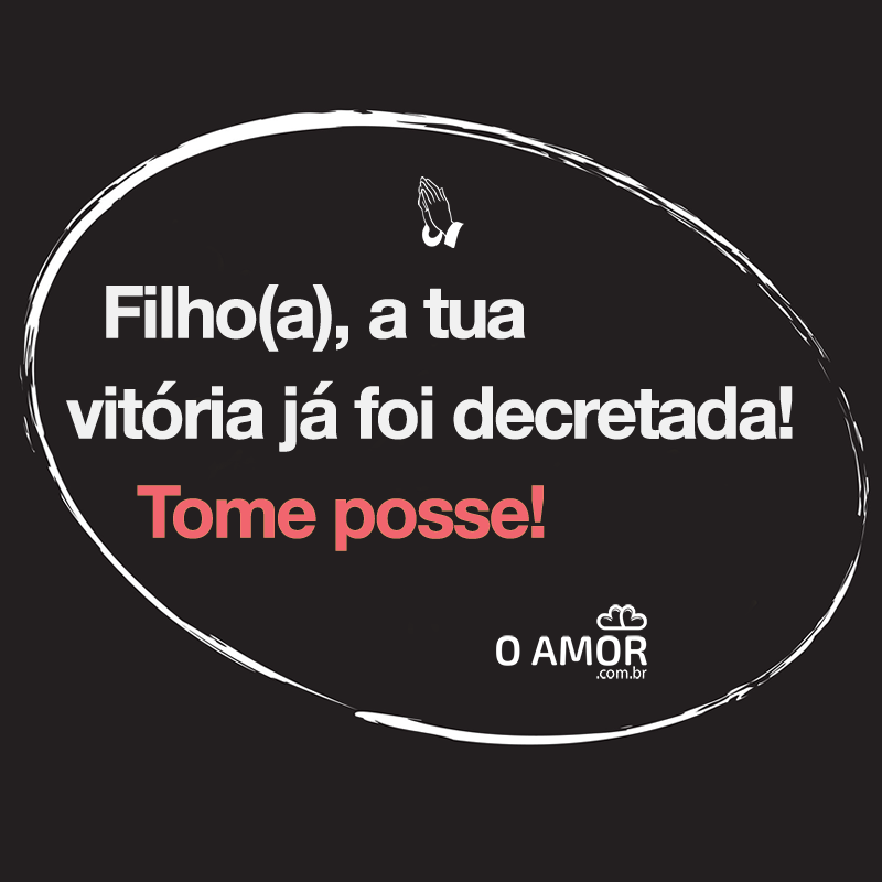 OAmorOf's tweet photo. A tua #vitória já foi #decretada! #Tomeposse! 🙌 https://t.co/bEEPEtJlVD