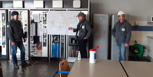 FariniaFMGC's tweet photo. #FMGC a redémarré sa production, lundi 06 Avril, après l'aménagement de ses locaux pour renforcer les mesures barrières déjà en place et protéger ses salariés contre la pandémie du COVID19. #securiteautravail #fonderie #foundry https://t.co/20V0rLqJ5P