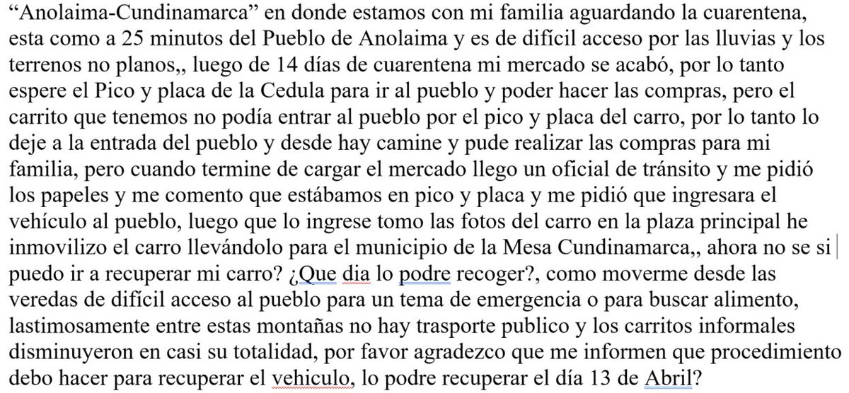 DannyACastilloR's tweet photo. @CeisMovilidad @SecMovilidad Cuando podremos recuperar nustros vehiculos? https://t.co/GD9OOouavv