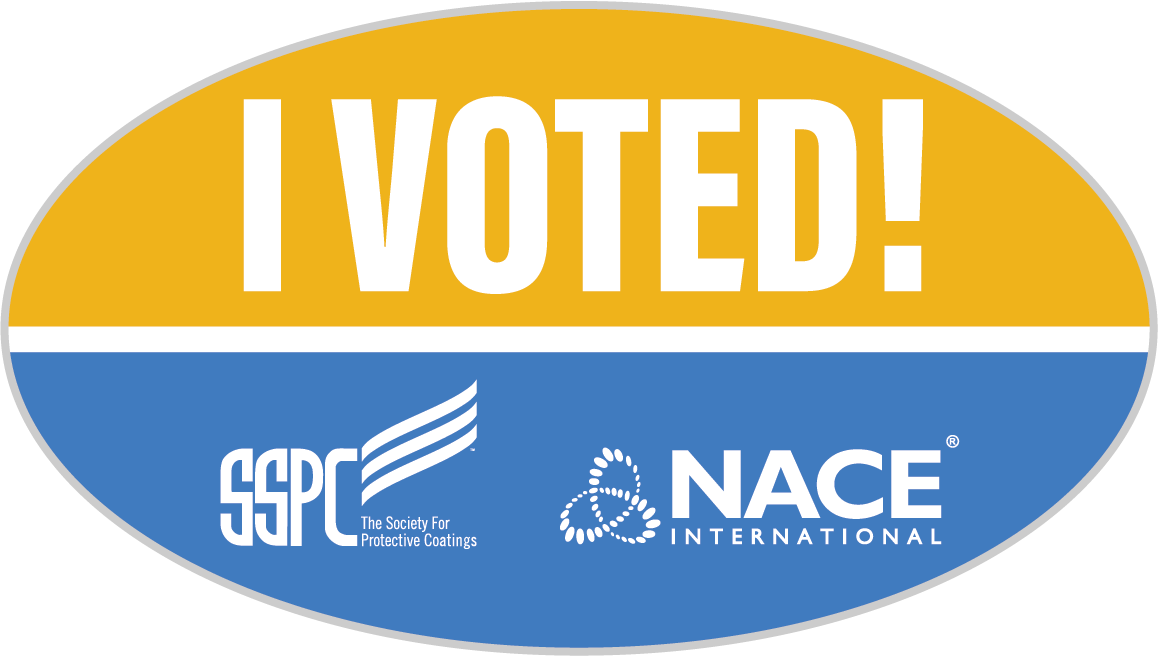 thesspc's tweet photo. Has your voice been heard in the SSPC and NACE vote? Are you proud to be a voting member that's helping to shape the future of the coatings industry? Share this virtual sticker sticker on your social media pages to spread the word about the vote! https://t.co/iVSbFvHIPu
