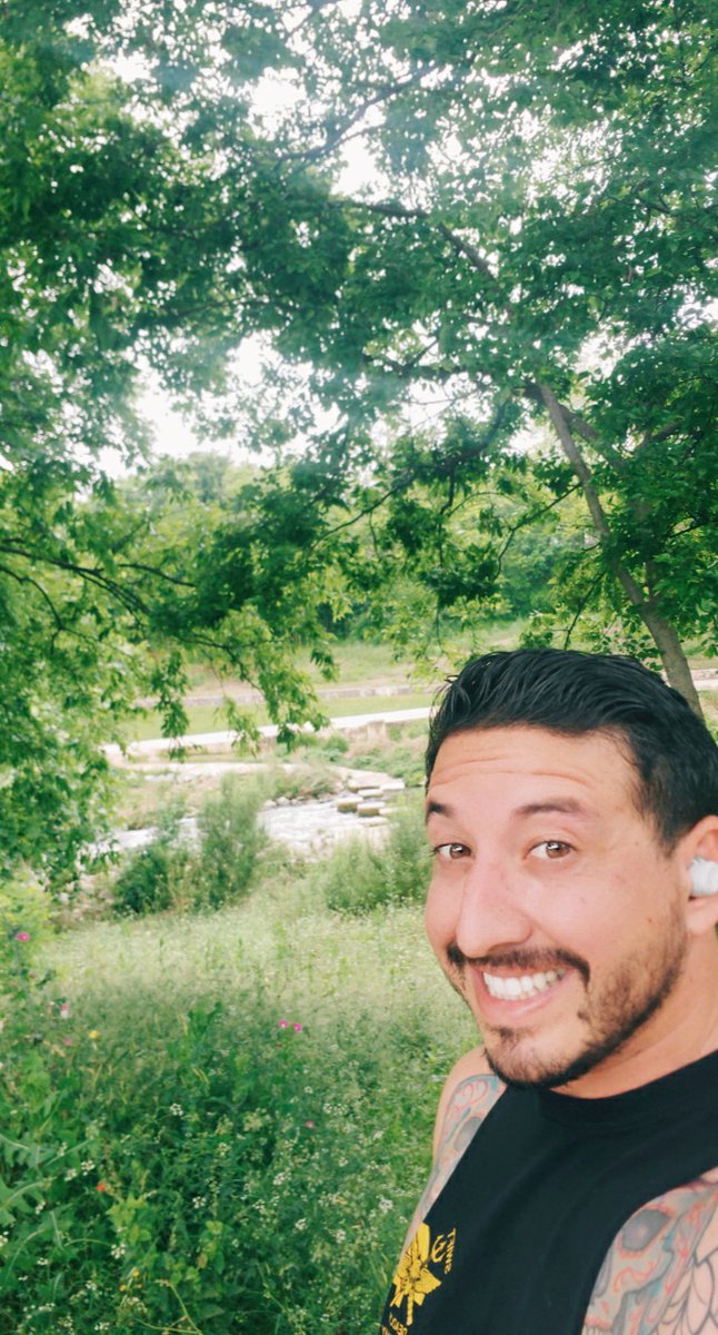 LVJHS1's tweet image. Coach Ramirez took the #keepmovingchallenge and hit the trails for a 3 mile run! Way to go Coach! Share how you are moving everyday! #lvisd #lvjh #gobears