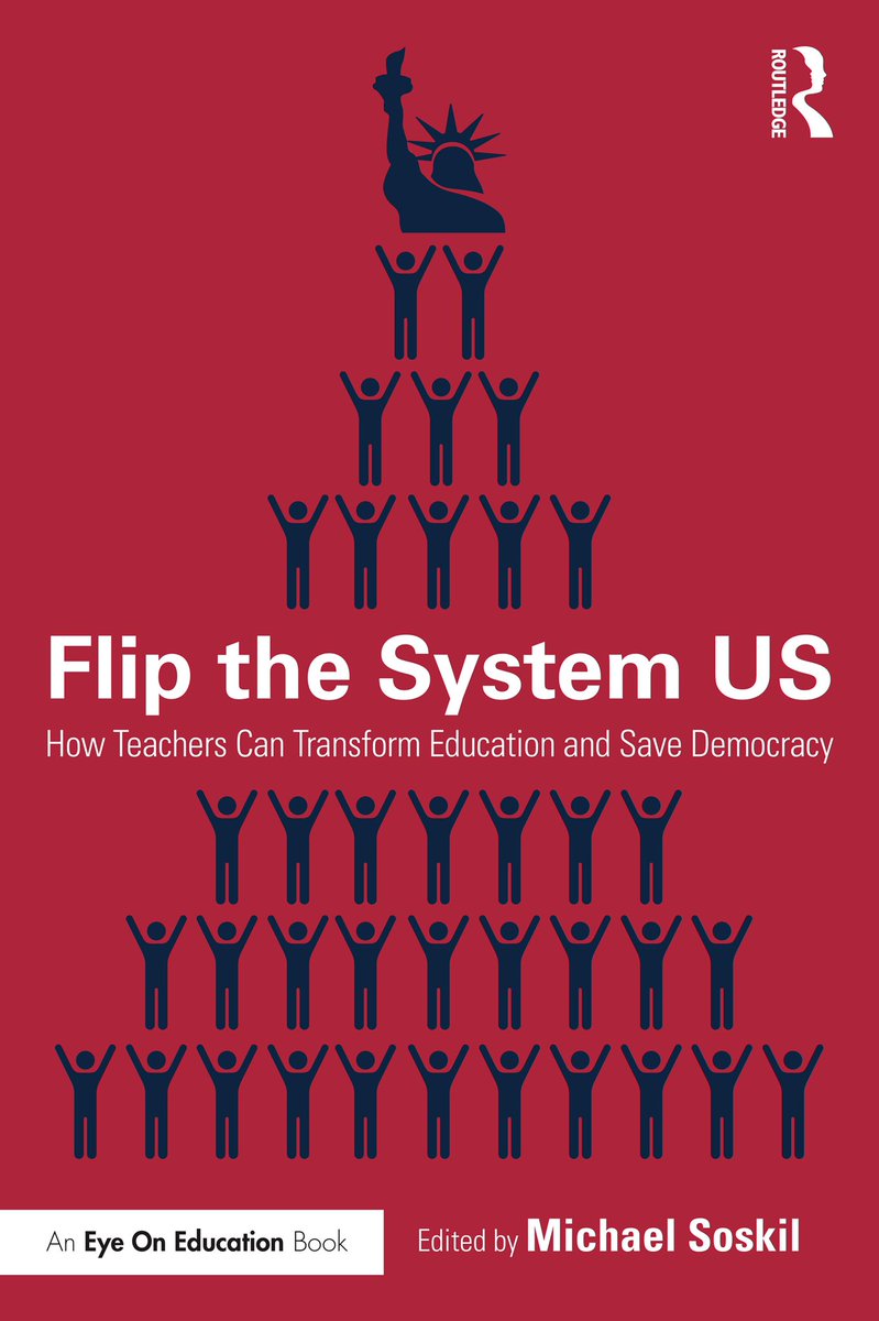 msoskil's tweet photo. Very exciting! ‘Flip the System US: How Teachers Can Transform Education and Save Democracy’ now has a cover! 

The book will be available for pre-order by summer or earlier, and in print by the fall. Thank you to each of the amazing contributors! 
#FliptheSystem #FliptheSystemUS https://t.co/T0zLezzrR1