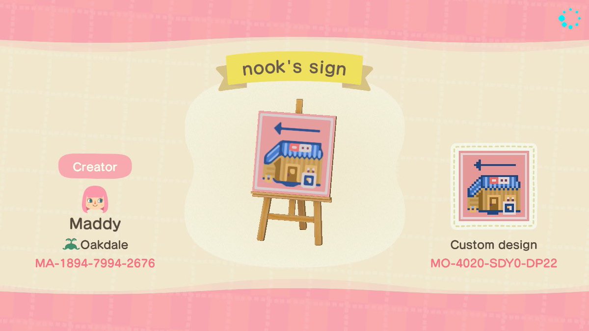 able sister’s and nook’s signs !  #acnh    #AnimalCrossingDesigns  #AnimalCrossingNewHorizions  #ACNHDesign