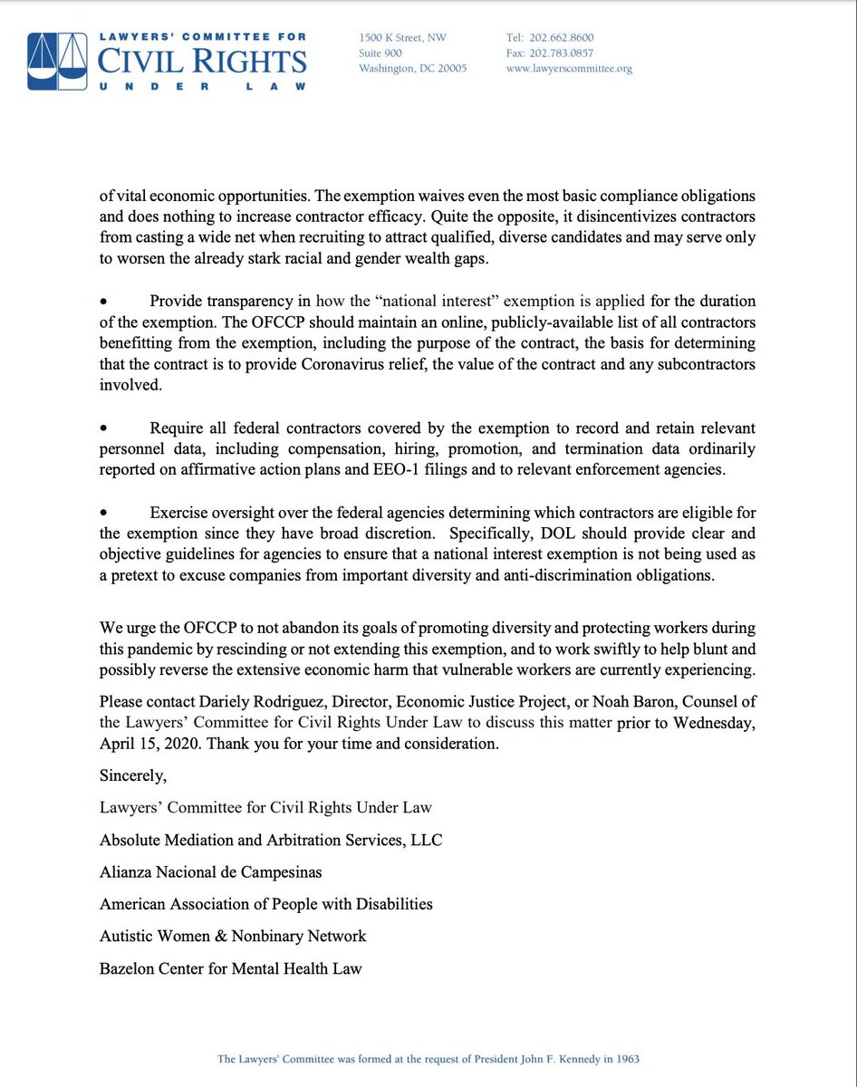 Screenshot of page 4 of the letter. The full text is available at the link in the original tweet.