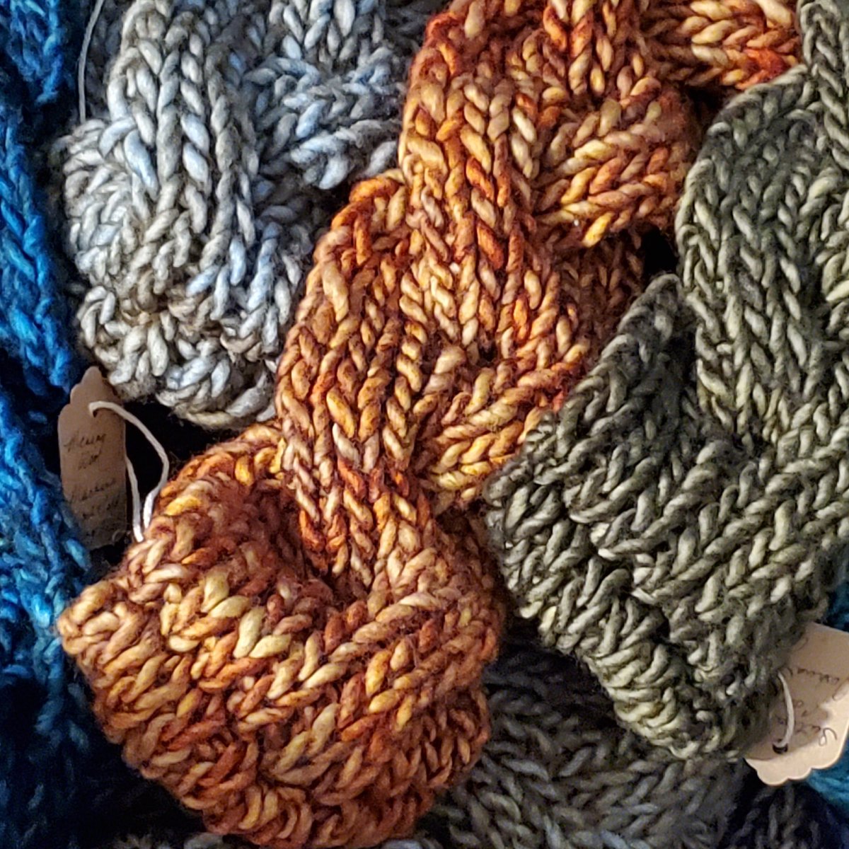 Week 2.5 of shelter in place.  Just finished  35 scarves!!  #infinityscarf  #winterwear #cowl #merinowool #etsy.com/shop/ESKneedleworks
