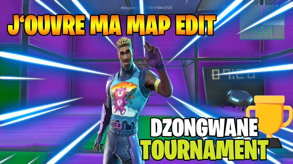 DzongwaneGaming's tweet photo. Mon Premier Tournoi MAP EDIT #DZONGWANE #mapedit
#Fortnite #tournoi #tournament
https://t.co/xqcvzHiXtF https://t.co/mAdRCEyHmp
