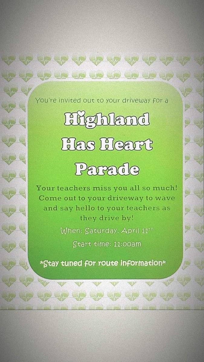 Highland has heart parade!