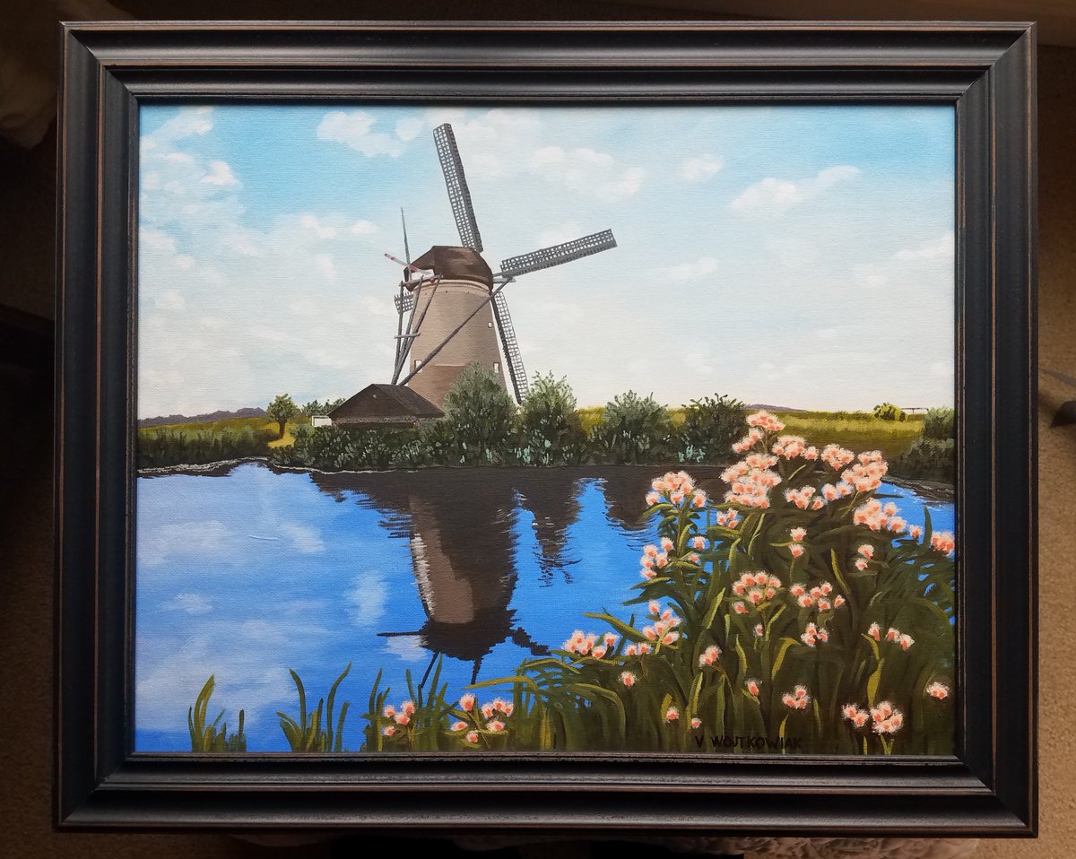 AreaGuild's tweet photo. Victoria Wojtkowiak
"Windmill at Kinderdijt"
oil, 16 x 20
$250

Who else would love to be there! 
Interested in purchasing this piece? Contact Becky at manager@hanoverareaarts.com

#hanoverareaartsguild #localartist #art https://t.co/futEH6cbPZ
