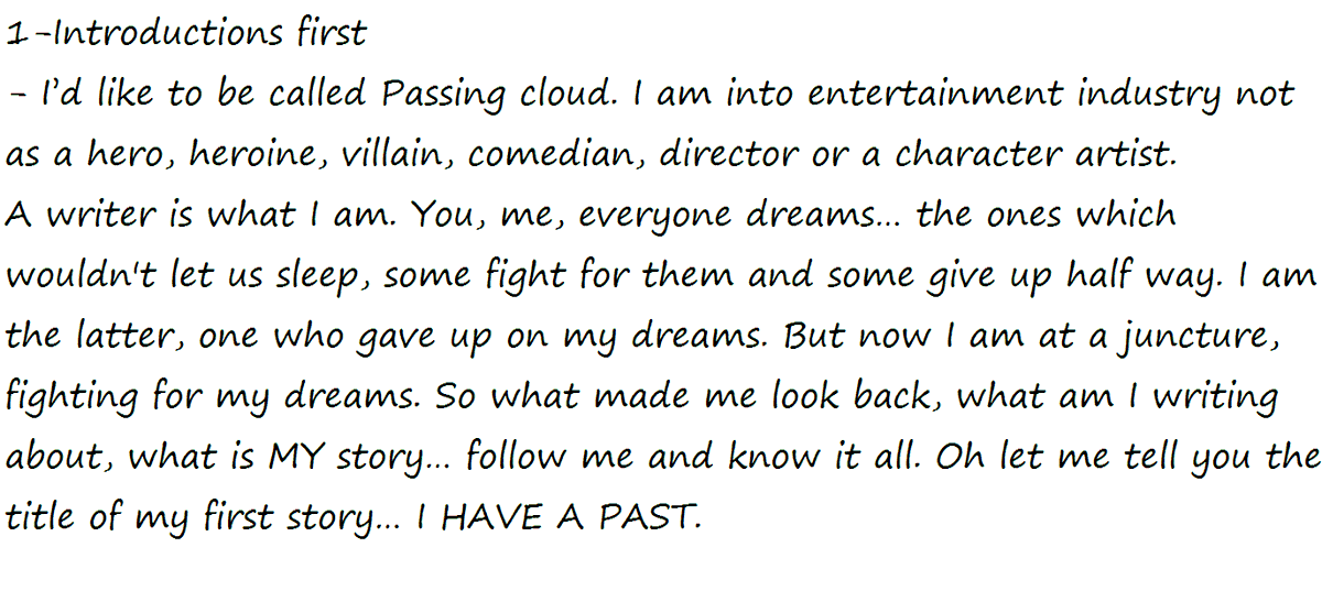 IMpassingcloud's tweet image. 1--- 
Introductions first... 
------------------------------------- I~ HAVE A PAST