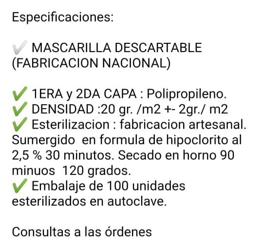 luana_lazo1's tweet photo. Hola gente!! Estoy vendiendo tapa boca para cubrir gastos de mi nene y la casa!! 
Tenemos precios especiales para mayoristas apartir de 50 unidades 1.800gs cada uno. 
Por unidades a 2.400gs,hacemos delivery con un costo adicional 
Agradecería el rt 🙏🏻 
Su consulta no molesta https://t.co/36lxYrirRU