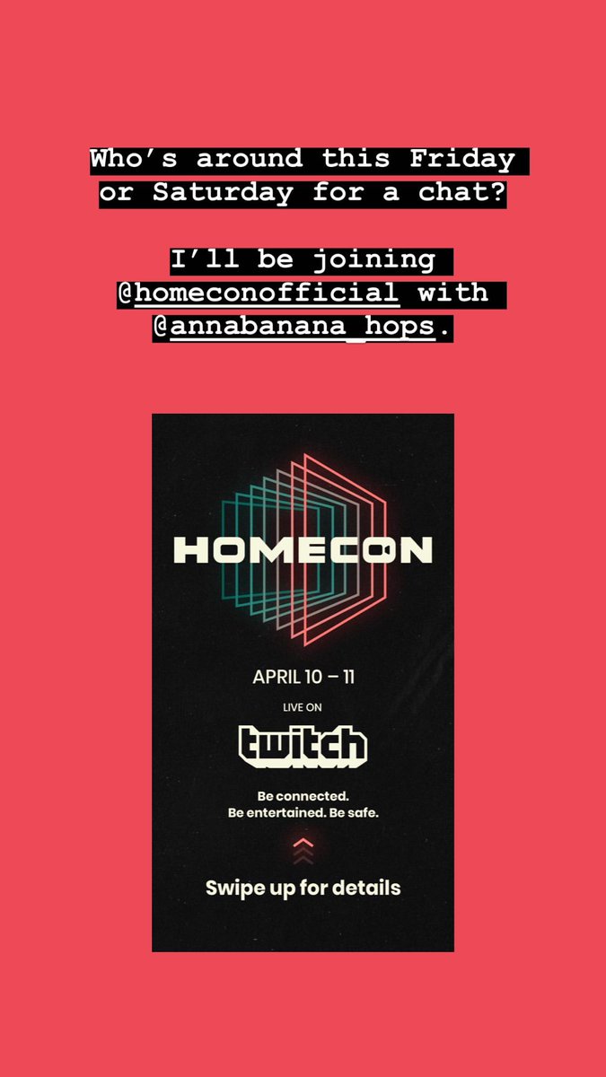 Okay for everyone confused by the bomb dropped by Mr Baines, here are a few informations about  @homeconofficial ! @LukeBaines will be joining this online convention with  @AnnaBananaHops (and others actors from different shows) and 10% of the proceeds will go to charities. +