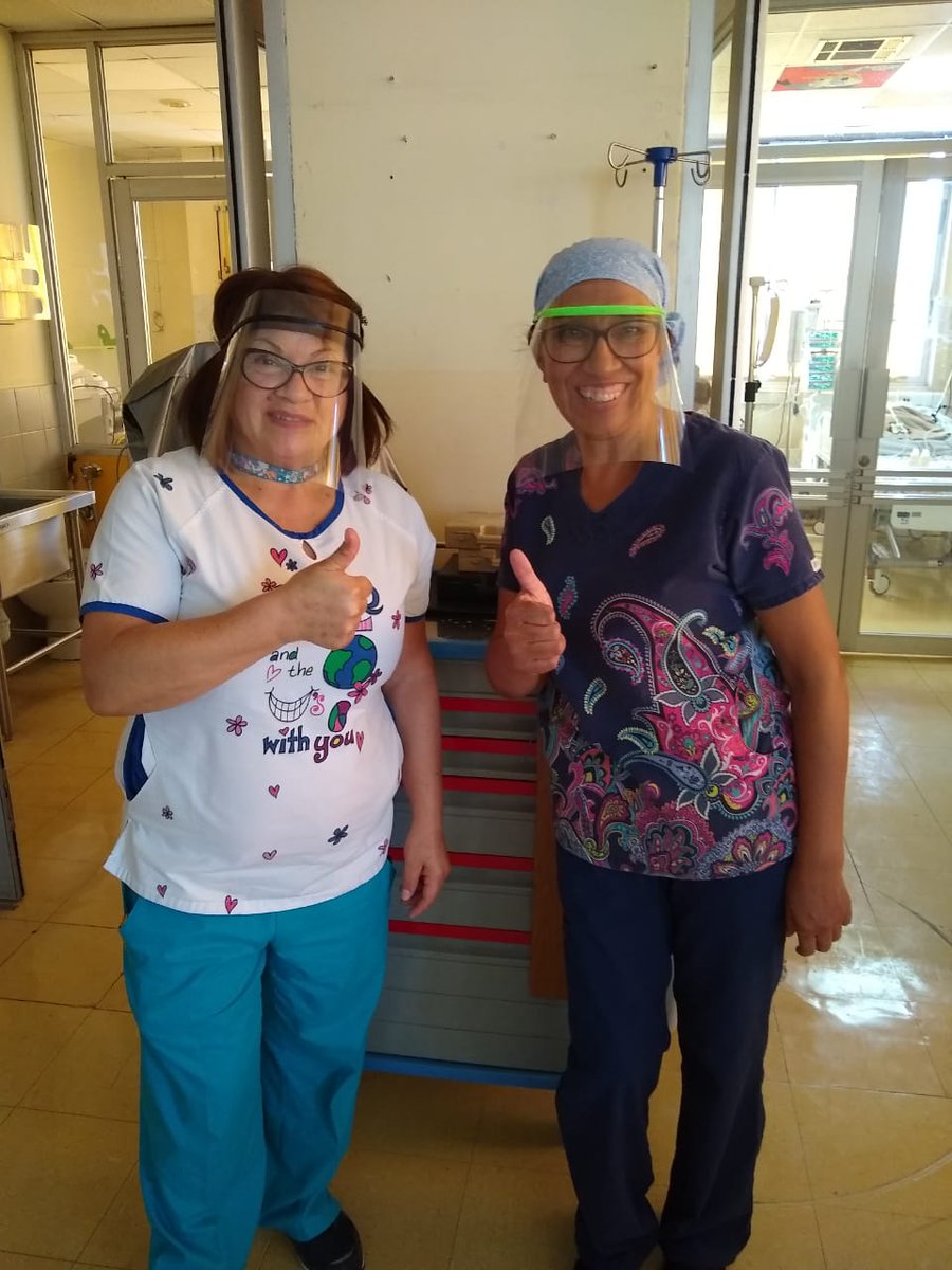 CentroinnovaUC's tweet photo. Estamos felices porque a través de la @utem y su alianza con la Red chilena de Fab Labs pudimos colaborar con el #FabLabCentro en el desafío del @ColegioABG de imprimir 3.000 protectores faciales para el Hospital Padre Hurtado ante la pandemia de #COVID19 https://t.co/dSP6bYrXWt https://t.co/WssmuQc2VI