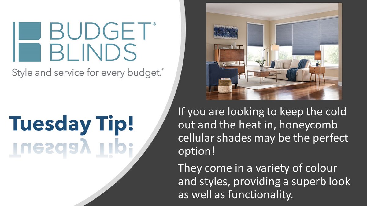 #TuesdayTip! #honeycomb #cellularshades #Kitchener #KW