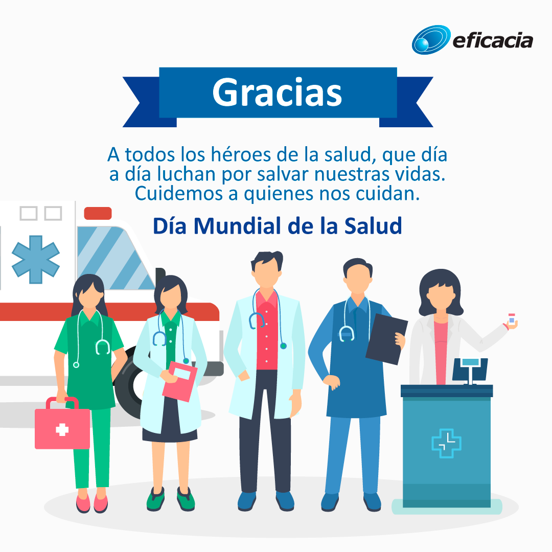 EficaciaCol's tweet photo. A todos los héroes de la salud, que día a día luchan por salvar nuestras vidas.Cuidemos a quienes nos cuidan.

#DíaMundialDeLaSalud
#EntreTodosNosCuidamos #QuédateEnCasa #TodosSomosEmpresa #PrevenciónCoronavirus #CoronavirusColombia
https://t.co/uOOyVrg9Ea https://t.co/am0s2Yo17y