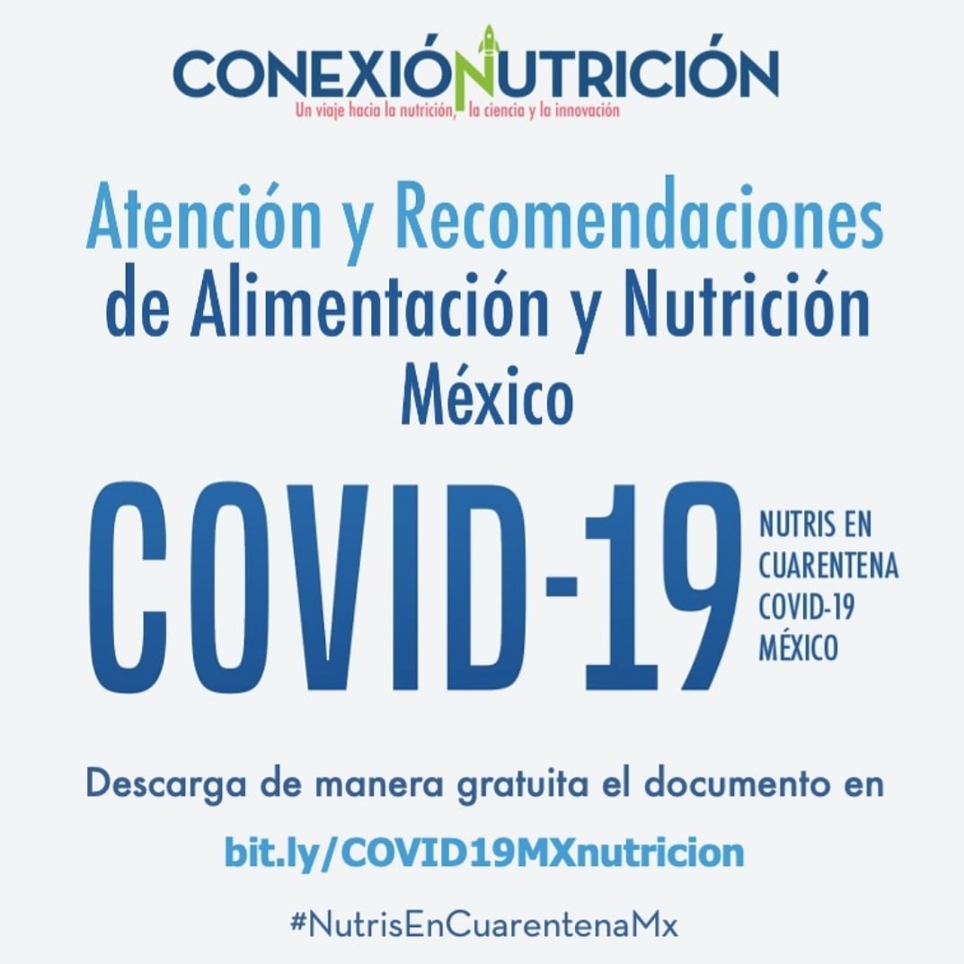 Nos hemos reunido más de 70 Nutriólogos para conformar este documento sobre Atención y Recomendaciones en #Alimentación y #Nutrición en #COVID19 #México.
El documento lo pueden encontrar de libre descarga en
bit.ly/COVID19MXnutri…
Esperamos que sea de utilidad para la profesión