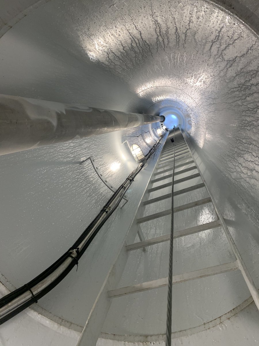 The inside of this water tower isn’t the only thing sweating... beautiful day for a climb <a href="/Leap_Comm/">Leap Communications</a> ...