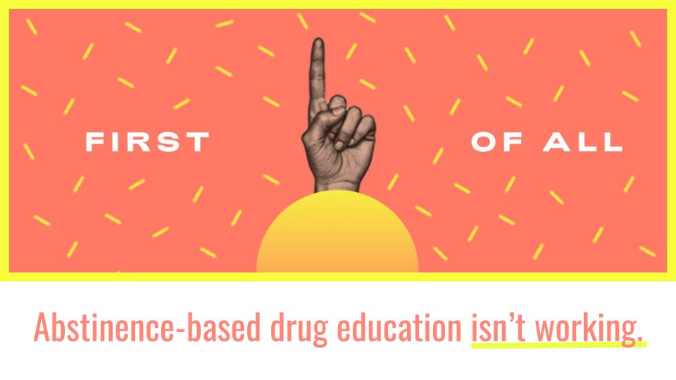  https://twitter.com/DrugPolicyOrg/status/1244005110608510978?s=20 If you missed Episode 1 of First of All with  @madeofmillions_, here's a recap!  #ELearning [Thread]