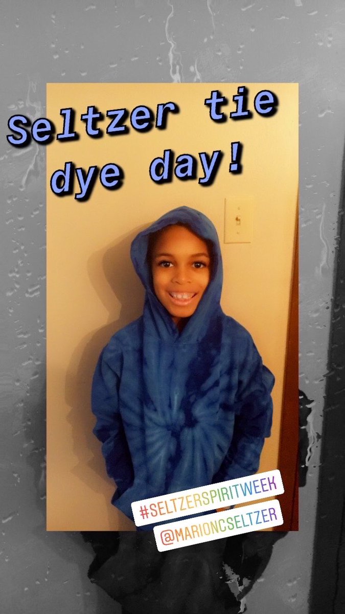 MarionCSeltzer's tweet photo. Tie dye Tuesday! #Seltzerspiritweek https://t.co/oGp1ea7l51