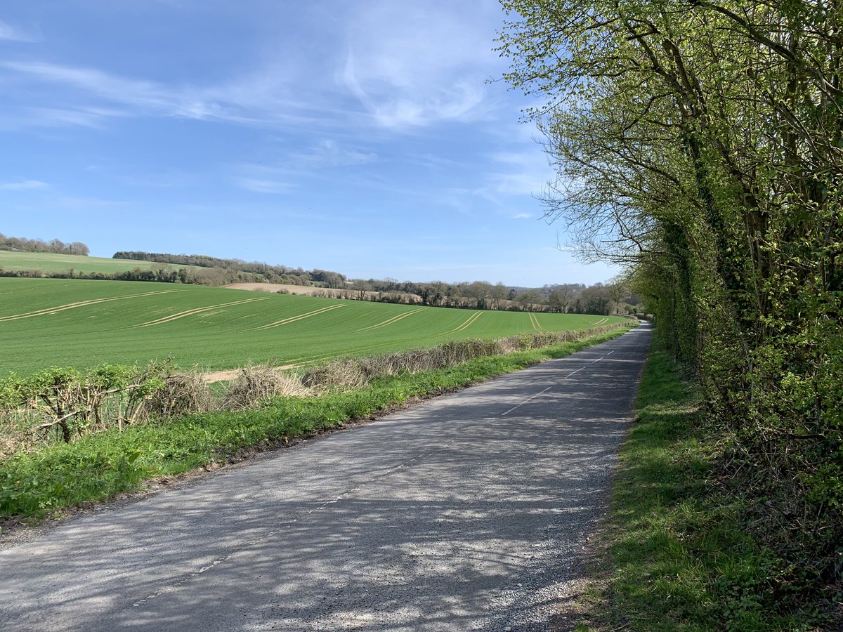 srodgers2000's tweet photo. A bit of social distancing in my hour’s exercise today - riding is definitely good for the soul!! https://t.co/PU1zK0PCUR