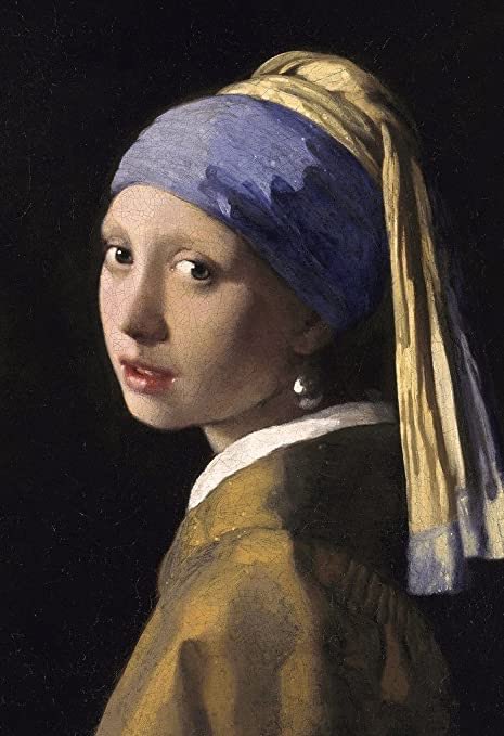 So I painted “the girl with a pearl earring” by Johannes Vermeer. Of course in my style. I like how it came out. #art #painting #drawing #doodle #ArtistOnTwitter #baroqueart #thegirlwiththepearlearring #johannesvermeer