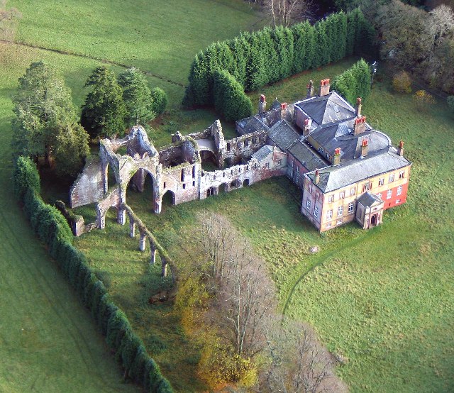 Calder Abbey, Cistercian, Cumbria, also privately owned, also on my "to trespass" list