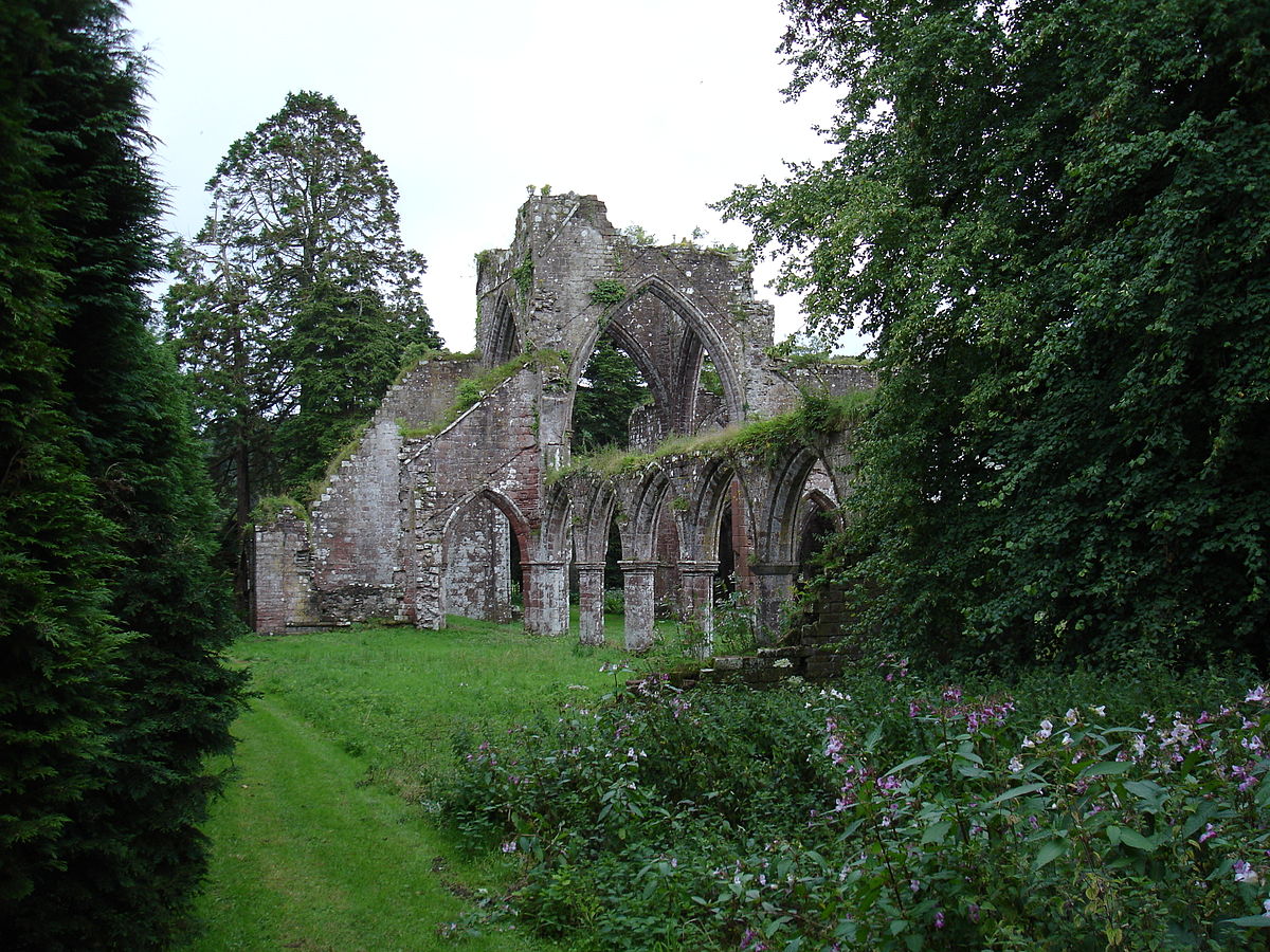 Calder Abbey, Cistercian, Cumbria, also privately owned, also on my "to trespass" list
