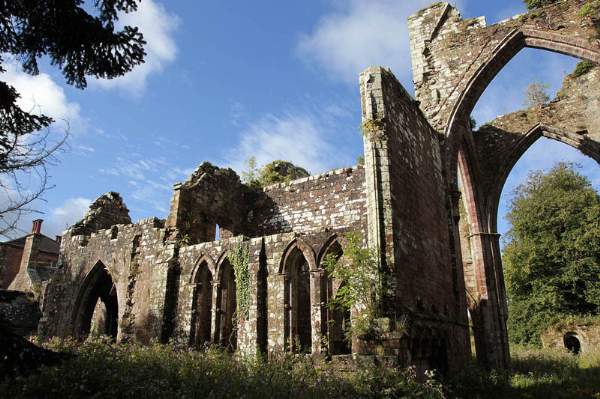 Calder Abbey, Cistercian, Cumbria, also privately owned, also on my "to trespass" list