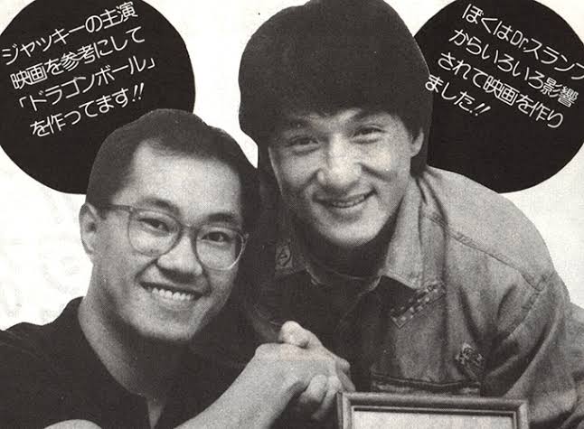 GokuOfAlanna's tweet photo. Hoy en el Cumpleaños 66 del Maestro Jackie Chan, comparto algunas fotos con el Sensei Toriyama.. ¿Sabían que los estilos de Pelea de Cada Guerrero Z? Se basan en el estilo de Pelea del Maestro, Jackie Chan.

@renegarcia900 @ccp_mario @Ricardo_Silva_E https://t.co/t7xofng1d8