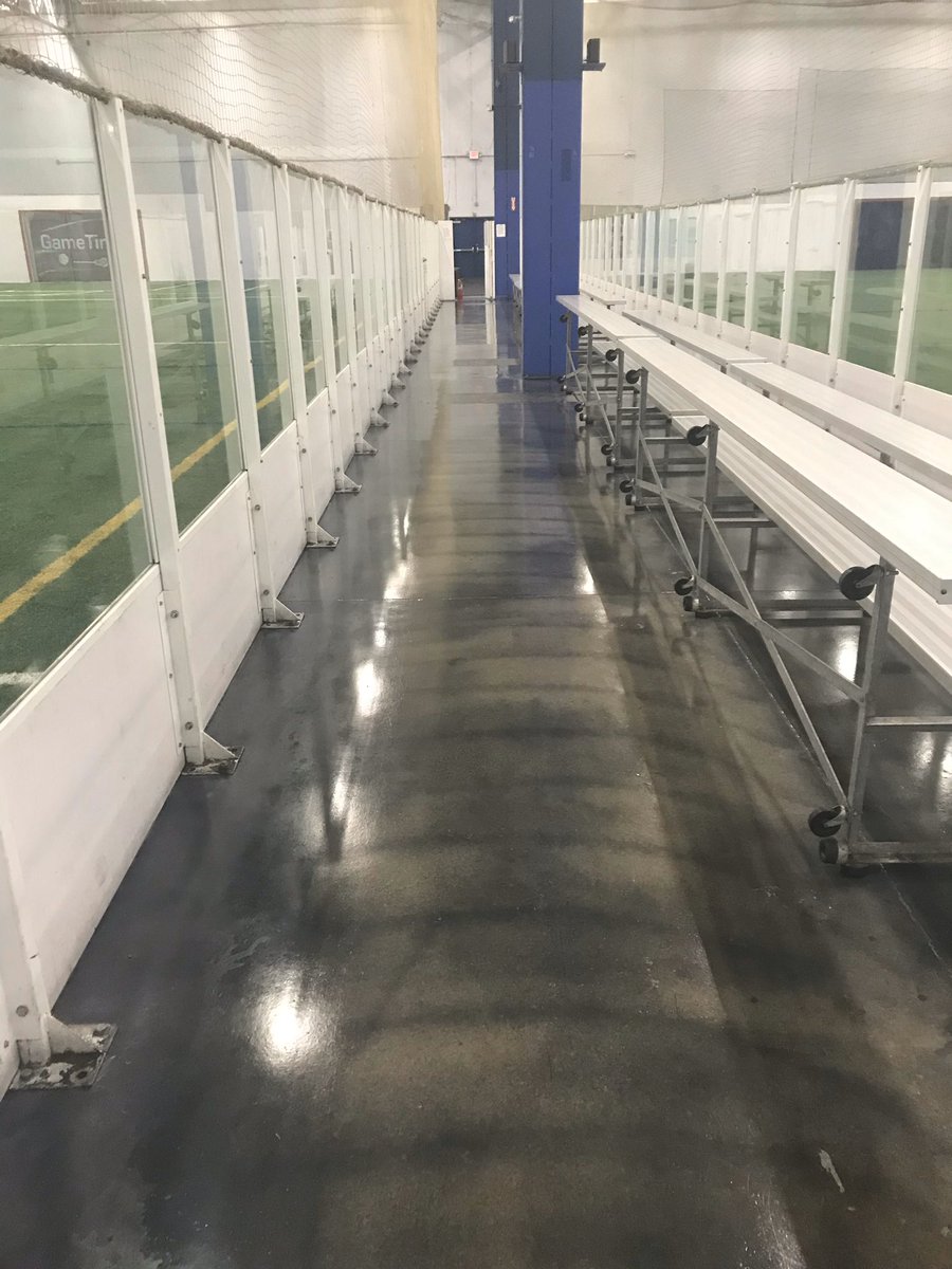 GameTimeCenter's tweet image. We certainly miss everyone at GameTime Training Center but we’ve been using this downtime to deep clean our entire facility, scrubbing the floors and washing every surface. When we are allowed to reopen, we’ll be ready for you all!