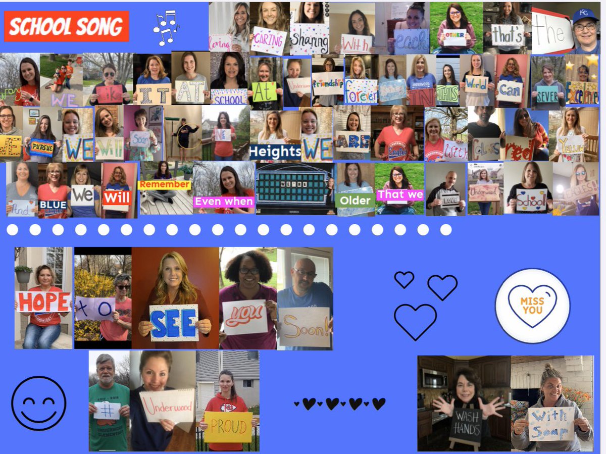 Proud to belong to this wonderful, dedicated and inspirational group of educators.  I sure miss them all and, boy, do we miss the students! #underwoodproud