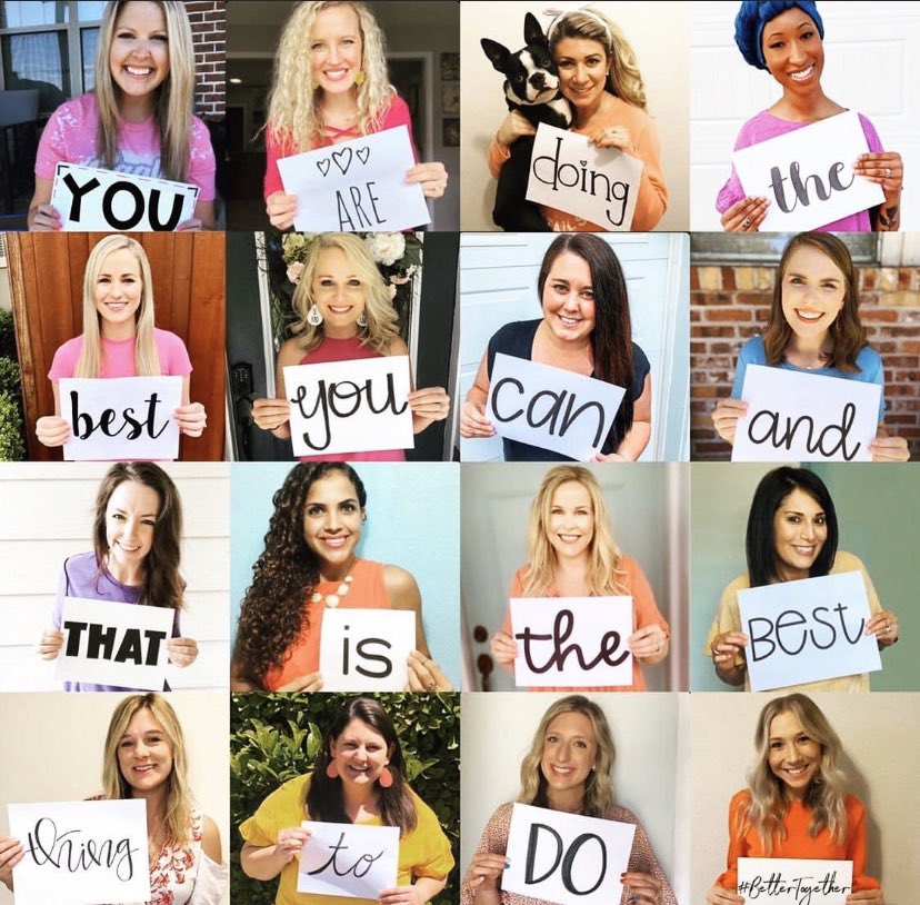 We miss our normal and we're struggling. 
We feel that our BEST, even in these circumstances, isn't enough. 
We feel like WE are not enough .
The reality, teacher friends, is WE are enough.
And OUR BEST, whatever it looks like each day, is ENOUGH. 
#bettertogether
