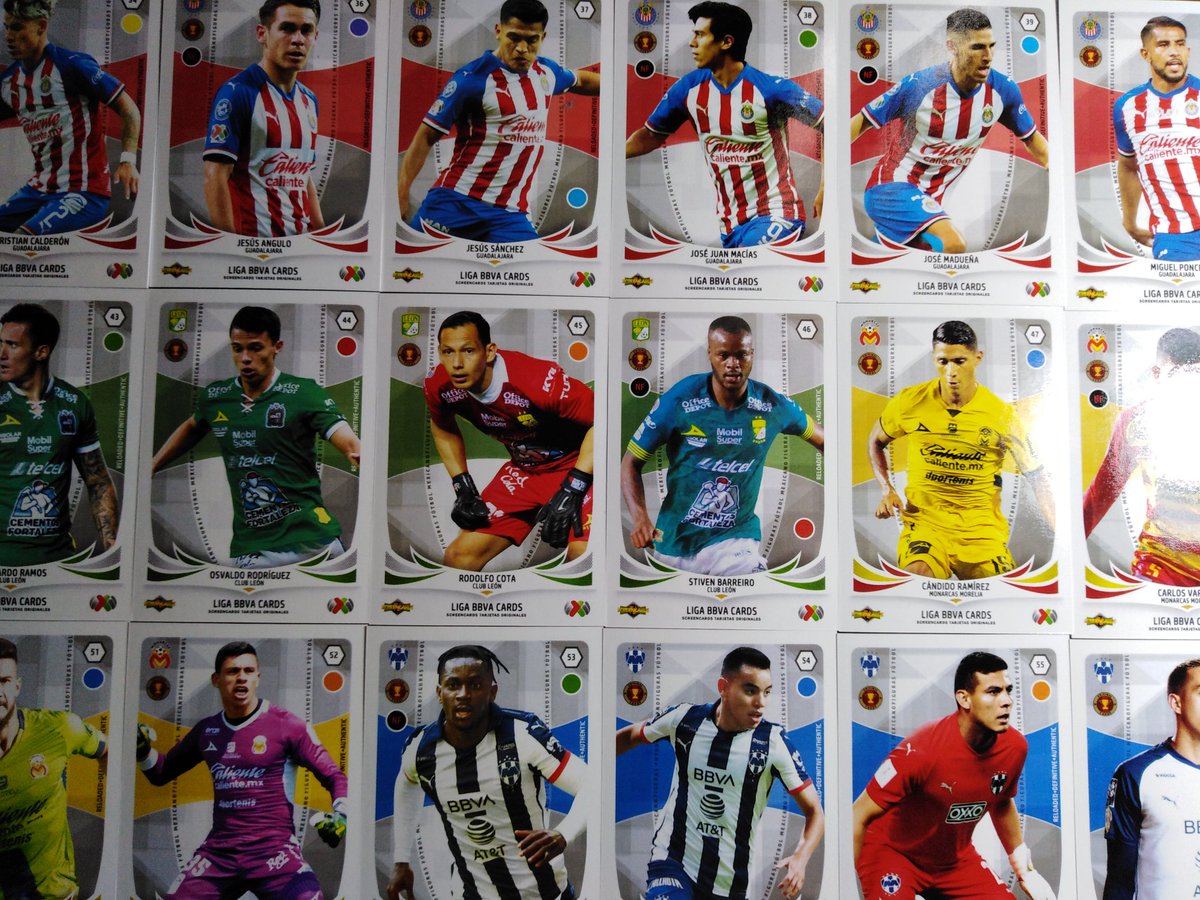 Screencards's tweet photo. Llegó el nuevo set de la LIGA BBVA. Son 99 cards originales!!
#LIGABBVA #FutbolMexicano #TradingCards #TarjetasDeFutbol #TarjetasColeccionables #Futbol #Football #ScreencardsWorld #SomosColeccionistas https://t.co/sOqdL351zs