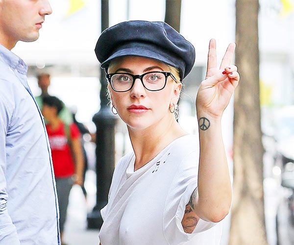 Lady Gaga wearing eyeglasses — a thread