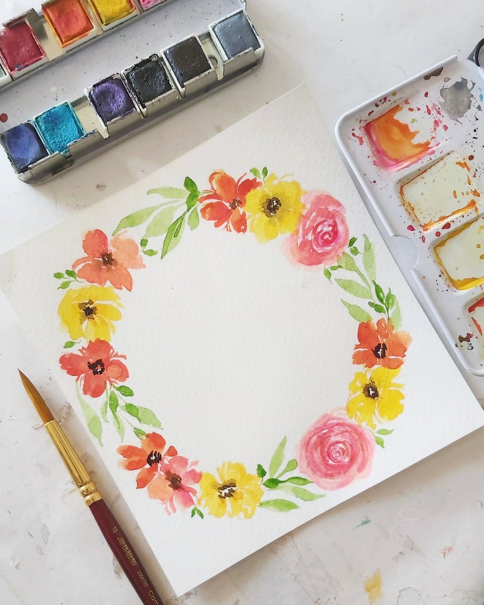 thecraftyangels's tweet photo. Spreading some cheer during this lockdown. 🙂 Who else is finding solace in painting? #quarantineartclub #IndiaLockdown #21daylockdown @TheHinduMag @DeccanHerald @blogadda @indiblogger https://t.co/IljgsqvLoj
