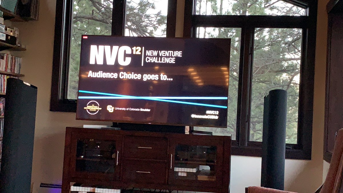 brianlong's tweet photo. Currently watching the CU New Venture Challenge Championship from the comfort of our living room. Great job by all the teams! #nvc12 https://t.co/BNfHQJEe5P