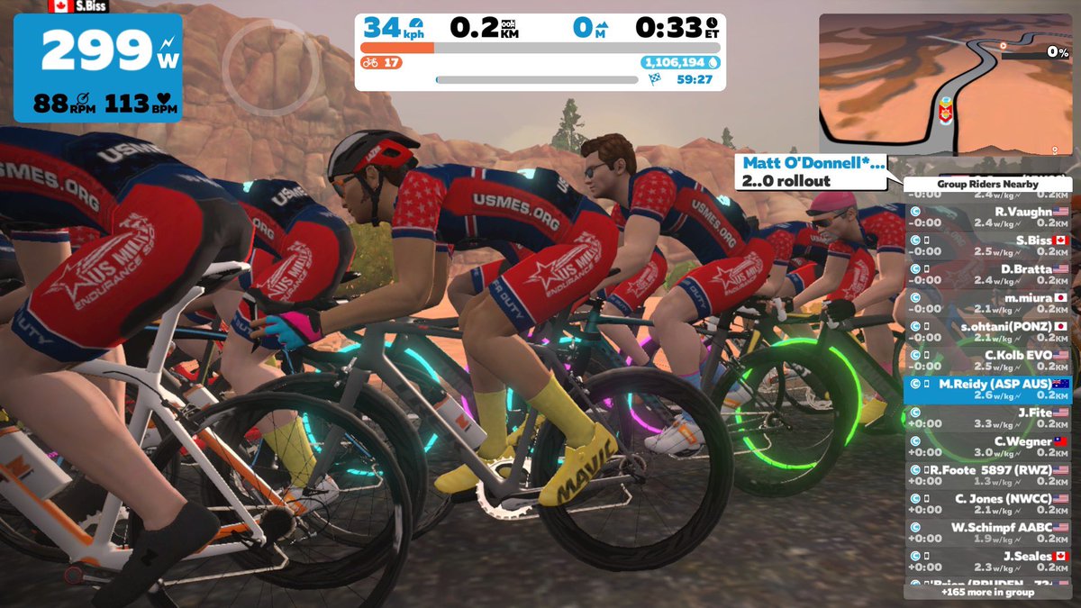 Wellbeing_au's tweet photo. Wow........ Great ride with over 180 #Military #Veterans this morning on @GoZwift amongst us were some former and current competitors from @WeAreInvictus @warriorgames this international training thing is catching on. #rideon #invictuspathways #warriorgames #invictusgames https://t.co/cJCPVWMVKB