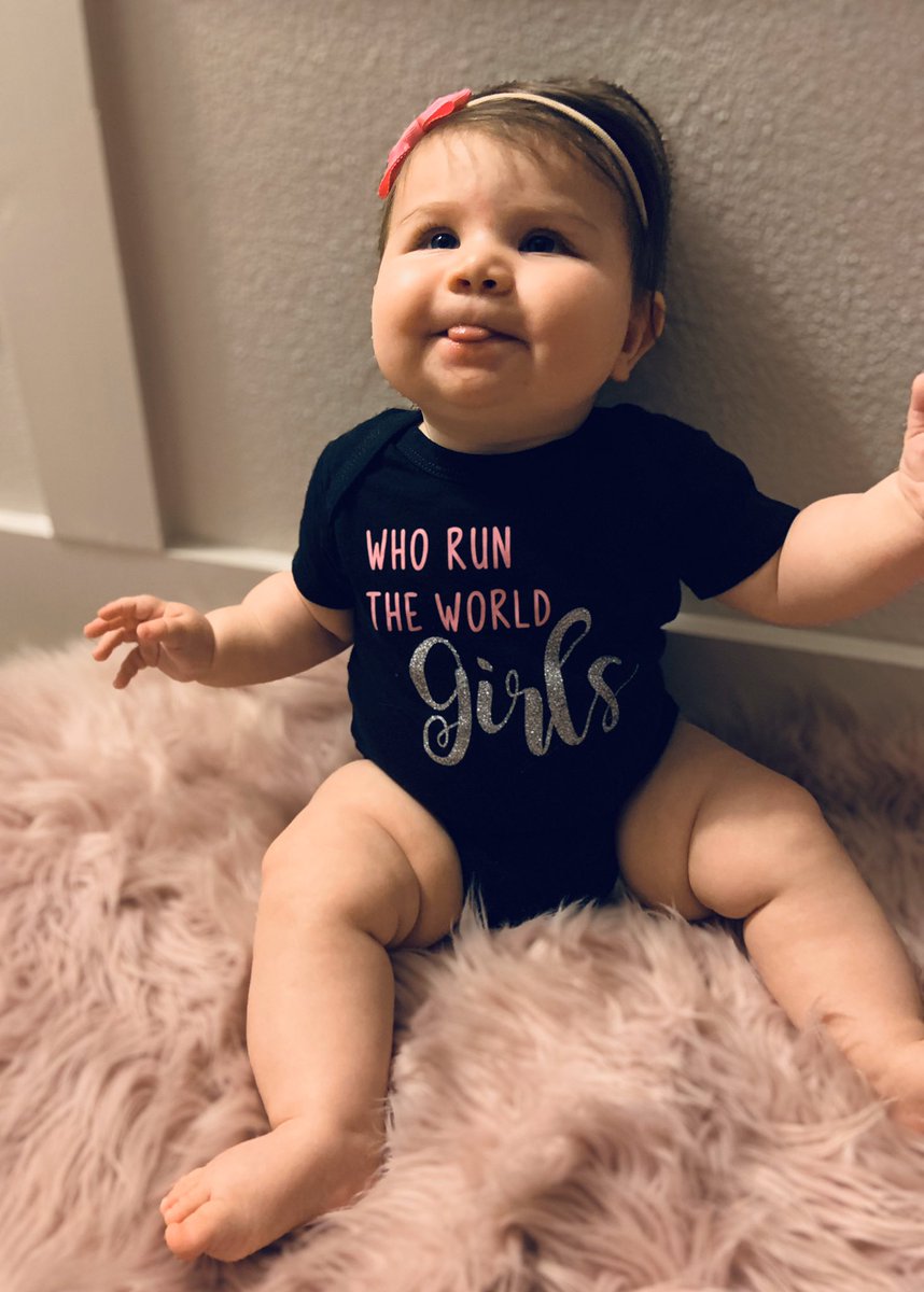 She will run the world ❤️ 7 months sweet baby Gigi
