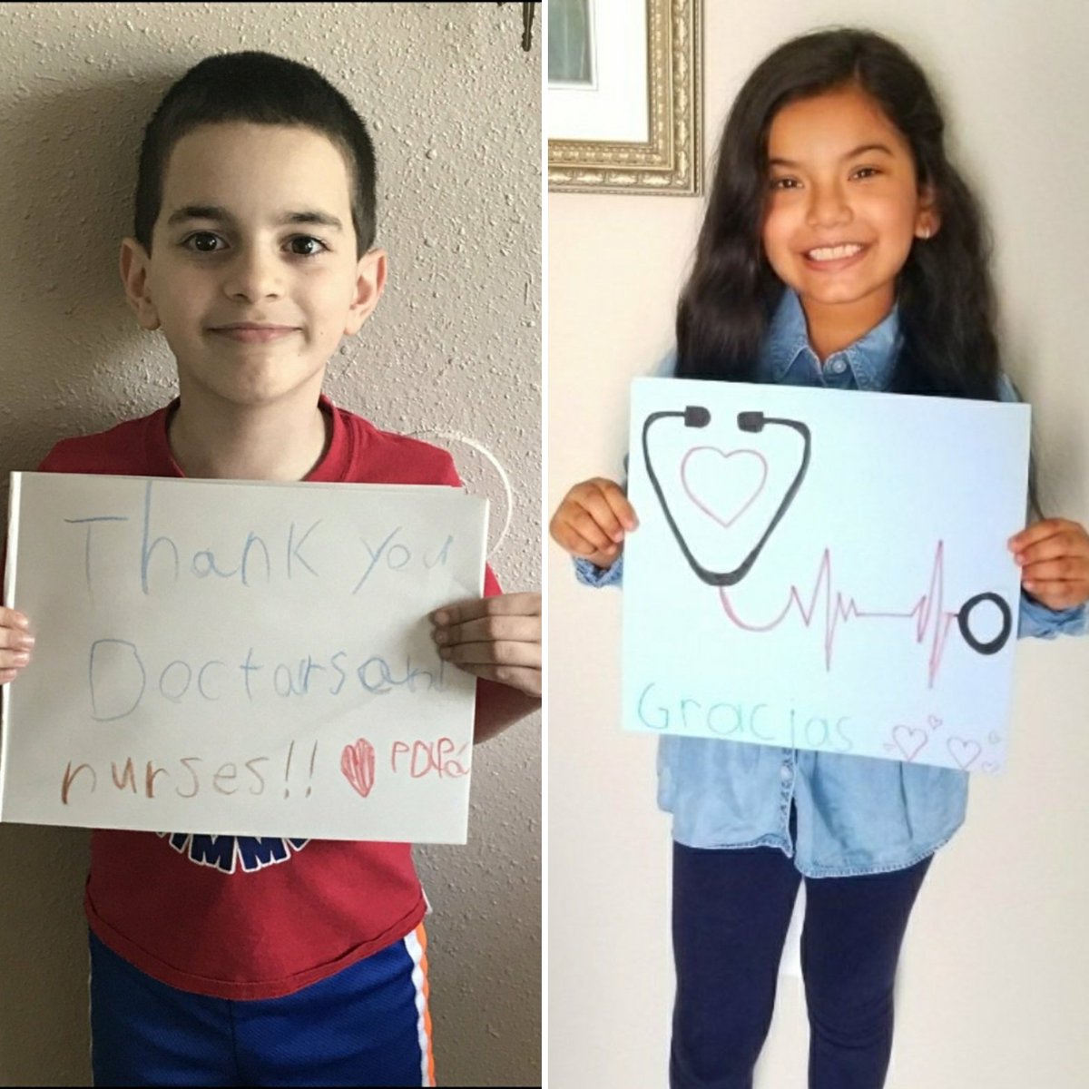 ArgumedoDual's tweet photo. Doctors and nurses THANK you so much! 🩺💛💙 
@NISDHowsman #howsmanLegends #nisdlegends https://t.co/BMr1CO6ggE https://t.co/QBbgf2eeJC