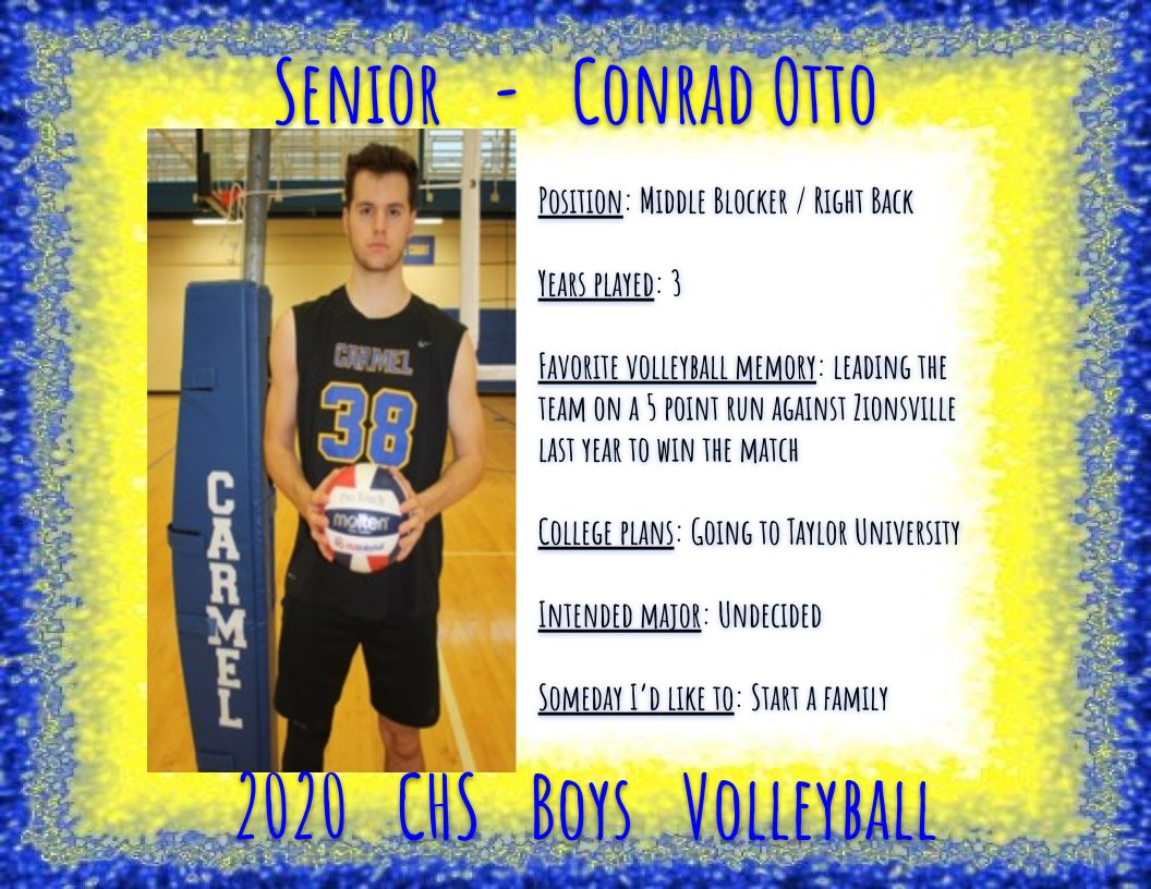 Our first Senior Spotlight - Conrad Otto