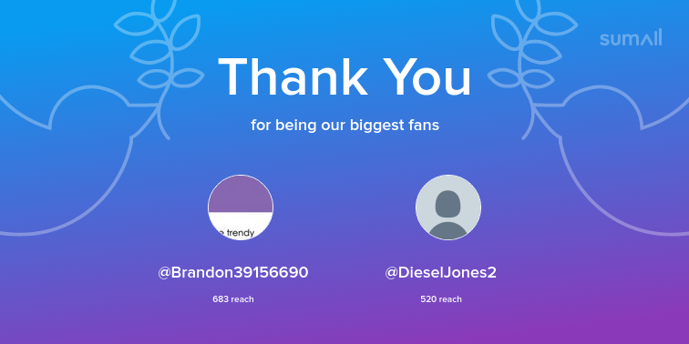 GoodSkinDays's tweet image. Our biggest fans this week: Brandon39156690, DieselJones2. Thank you! via sumall.com/thankyou?utm_s…