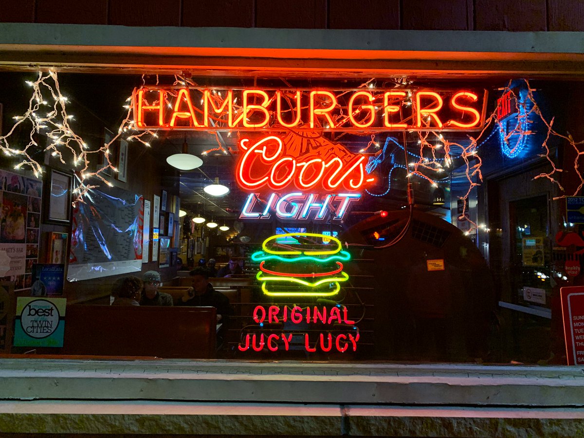 Oh c’mon, who am I kidding? The best thing to happen on this day one year ago was our trip to Matt’s Bar for their world famous Jucy Lucy - a cheeseburger with the cheese INSIDE the meat. So good!Right,  @AnthonyWTKR  @johnrector_gp?