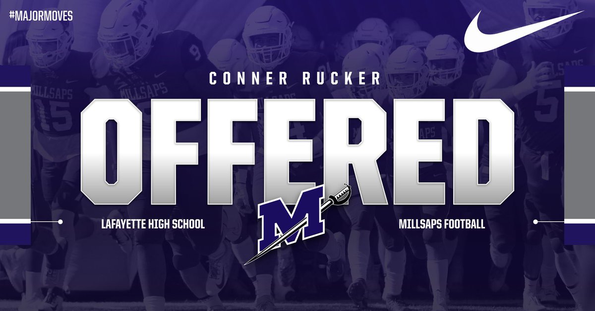 ConnerRucker's tweet photo. Blessed to receive an offer from Millsaps! Go Majors! https://t.co/4GPXsnc0iH