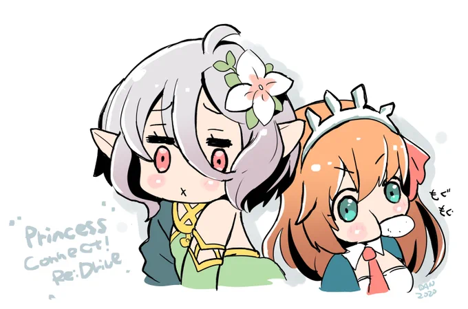 コッコロちゃん がかわいい?。30分らくがきー
#アニメプリコネ #プリコネR 