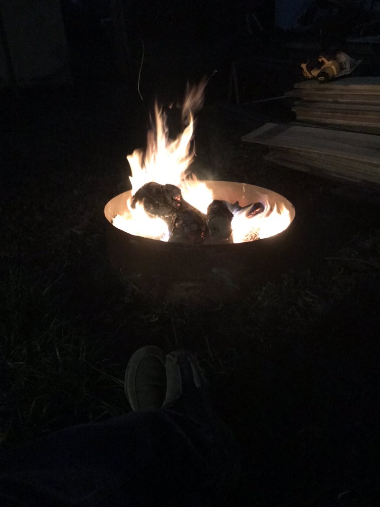 dennisdick451's tweet photo. @TrooperBenKHP We found it. Sharing a full moon, perfect weather, good tequila and a fire pit with my lovely wife helps ease the concerns of the day. #day11
#quarantinebackyard https://t.co/uCLLTQmIDr